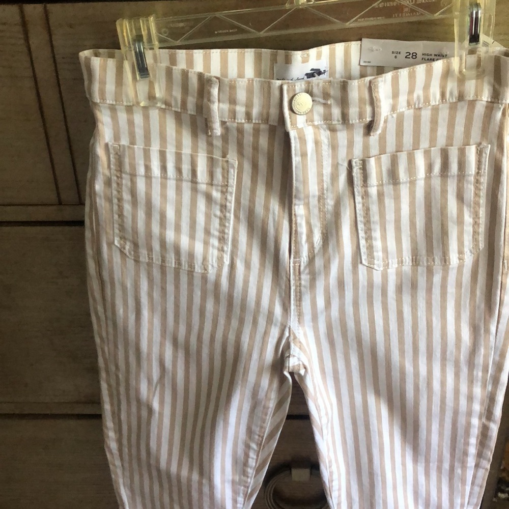 New Loft high waist flare crop, size 6/28 - Picture 5 of 10